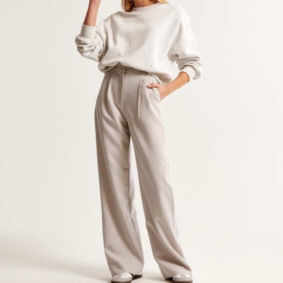 Abercrombie & Fitch Pants - Abercrombie Sloane Tailored Wide Leg Pant